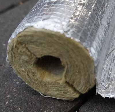 Aluminiumfolie mit Bitumen, Gebäudeisolation