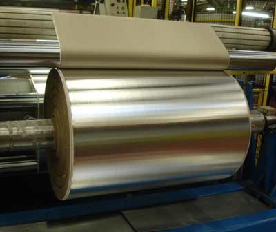 Aluminium laminated with insulation material