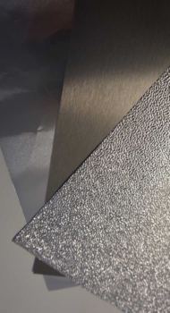 Gebürstete, geprägte und perforierte Folien, Bänder und Metallbleche