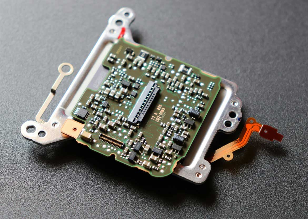 PCB Platte. Kupferfolien